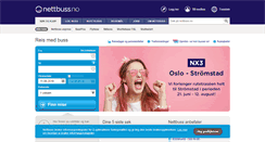 Desktop Screenshot of nettbuss.no